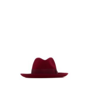 Borsalino Women Burgundy Wool Blend Alexander Hat